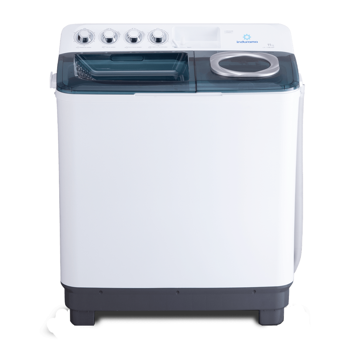 INDURAMA LRI 11BLSAP LAVADORA DOBLE POZO 24 LIBRAS/11 KG - Imagen 1