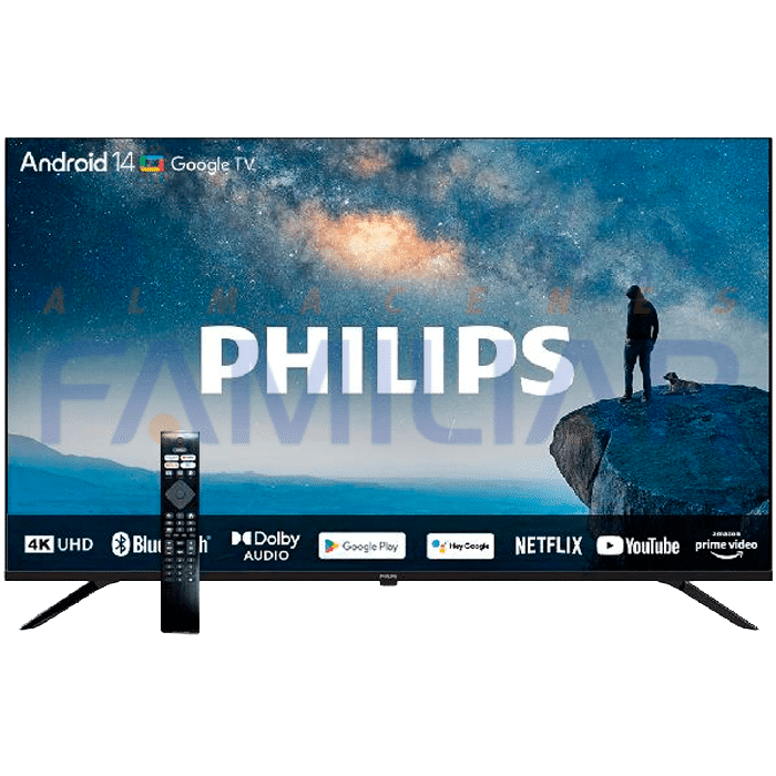 PHILIPS-LED-4K-50GFU LED SMART TV 50" UHD 4K GOOGLE Tv - Imagen 1