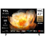 Led Smart TV 43"UHD 4K Google TV