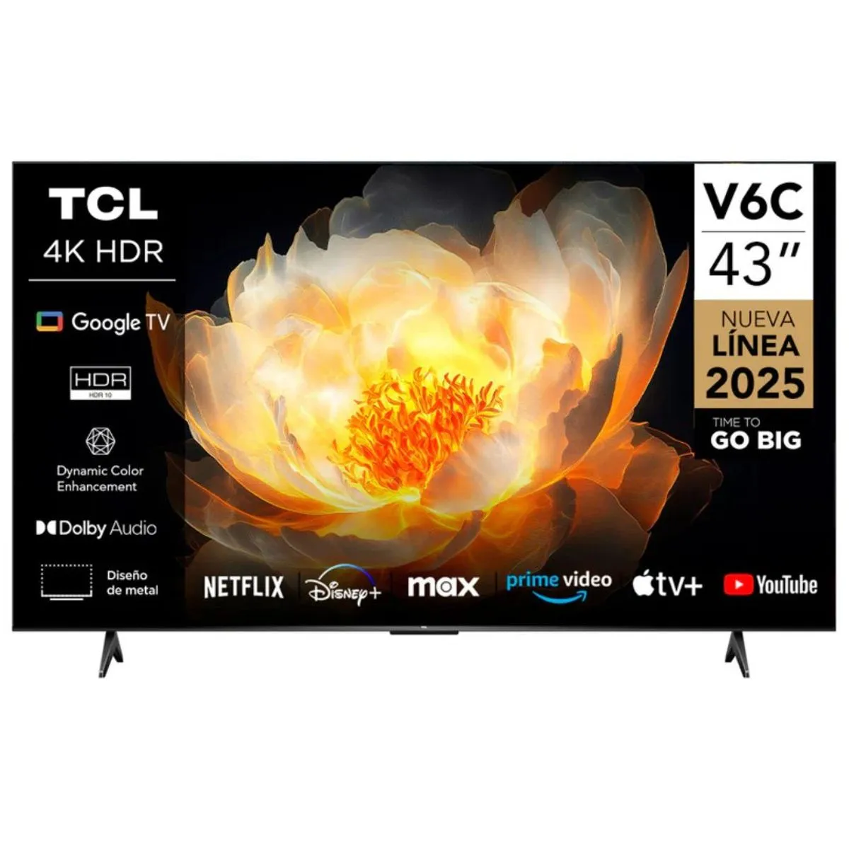 tcl Led Smart TV 43 Led Smart TV 43"UHD 4K Google TV - Imagen 1